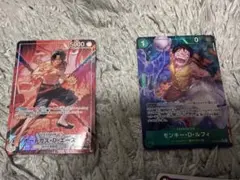 エース SEC-P ルフィ R-P 決戦の刻 ワンピースカード - メルカリ