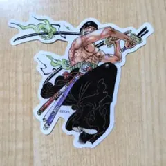 ONE PIECEダイカットステッカー(ロロノア・ゾロ)