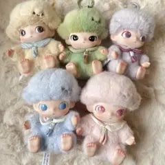 5体 DIMOO Journal of New Life ぬいぐるみペンダント