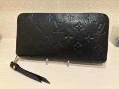 【美品】ルイヴィトン ノワール ジッピーウォレット アンプラント