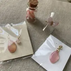 桜貝のアクセサリーセットd