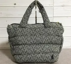 ★No38924 ルートート ニット 編込 中綿 トート バッグ