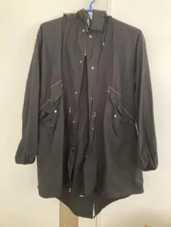 実物 米軍 スノーカモ モッズコート 黒染めミリタリーコート 77年米軍放出品