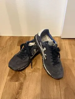 PREMIATA プレミアータ　40 ヌバックレザー　スニーカー　NAVYのサムネイル