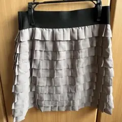 フリル ミニスカート グレーのサムネイル