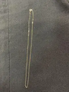 K18ゴールド チェーンネックレス　40cm
