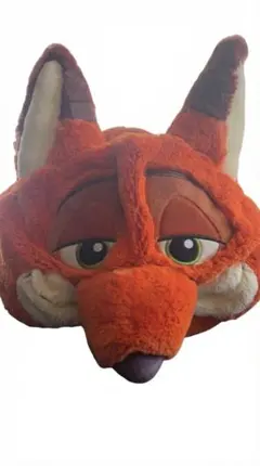 【美品】ディズニー ズートピア ニック ファンキャップ 被り物 帽子