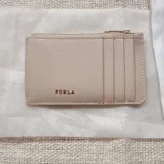 FURLA ベージュ カードケース コインケース