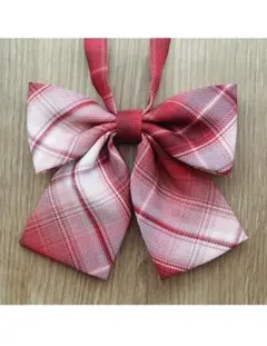 送料無料LB2-42 チェック柄 学生服用リボン リボンネクタイ サイズ調節可能