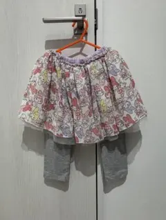 マイメロ　プリント スカートとレギンスセット　120cm