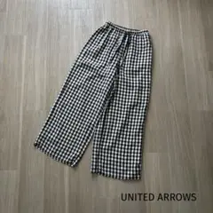 ユナイテッドアローズ　UWSC ギンガムチェック イージーパンツ
