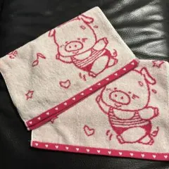 今治タオル豚ちゃんフェイスタオル 2枚セット