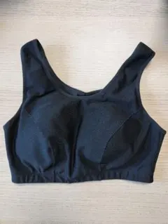 ブラック ノンワイヤー スポーツブラ M-D