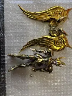聖闘士聖衣大系 黄金聖衣 アリエスクロス ムウ 当時物 BANDAI 1987