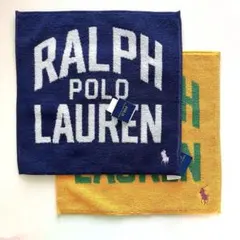 ぽたろー様専用　ラルフローレン　ポロ　タオルハンカチ　お洒落　2枚　ロゴ