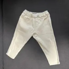 90cm クリーム色デニムパンツ
