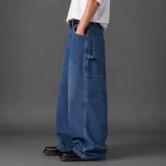 Carhartt denim pants ペインター デニムパンツ 革タグW44のサムネイル