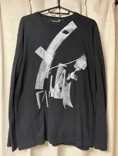 Ground Y ロンT ローラーペイントロゴ Yohji Yamamoto