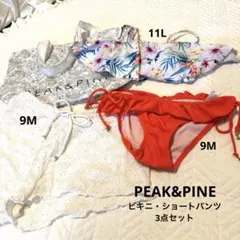 【PEAK&PINE】トロピカル柄ビキニ 3点セットのサムネイル