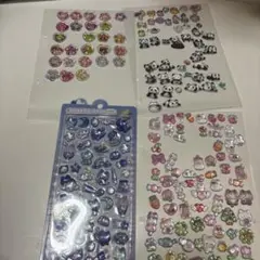 ボンボンドロップシール＆おはじきシールセット