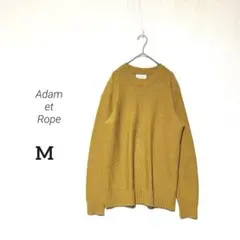 【Adam et Rope】ウール100% ニットプルオーバー 大人カジュアル