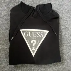 GUESS フード付きパーカー 黒