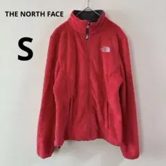 ザノースフェイス フリース ボアジャケット レッド系 赤 レディースS オシート