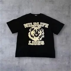 美品 kutir カレッジロゴ ライオンTシャツ ブラック 雰囲気抜群のサムネイル