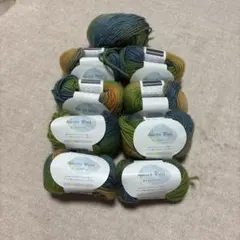 Aurora Wool(オーロラウール) 毛糸 9玉セット