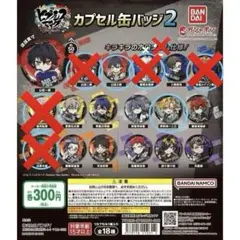 ヒプノシスマイク　カプセル缶バッジ2　山田三郎　伊奘冉一二三　ヒプマイ