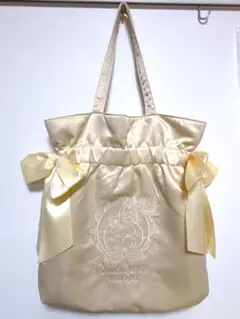 ちいかわ Maison de FLEUR 刺繍ダブルリボントートバッグ うさぎ