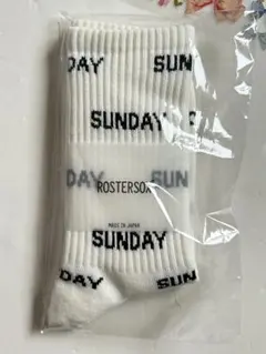 ROSTER SOX‪‪❤︎‬SUNDAY LOGO DARAKE SOCKS