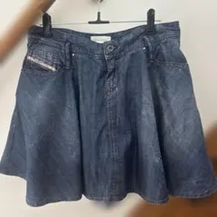 DIESEL デニムフレアスカート パニエ入のサムネイル