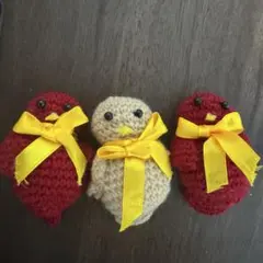 ハンドメイド ぬいぐるみ　イースターエッグ　にわとり　ひよこ　鳥