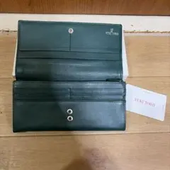 YUKITORII 長財布 緑 グリーン モスグリーン 美品のサムネイル