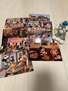 【マイフレンドダッフィー】ポストカード・ぬいぐるみストラップ9点セット