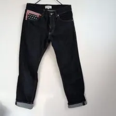 TOMMY アメリカ国旗ポケット ダークデニム Sのサムネイル