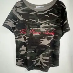 Place Studio 迷彩 MUSINSA CAMO ロゴTシャツ 半袖