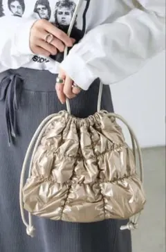 CIAOPANIC TYPY ギャザー 巾着 ショルダー バッグ 巾着型