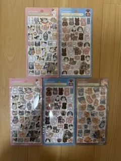 新品　未使用　正規品　ボンボンドロップシール　和柄　5枚セット