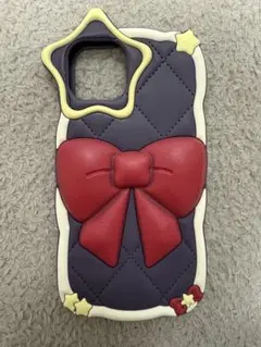 スマホケース　iPhone13/14　リボン