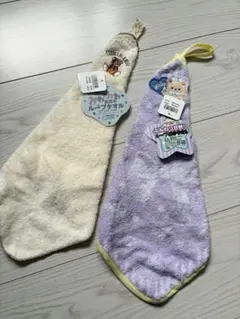 【新品未使用】ループ付きタオル　30×30㎝　２枚セット