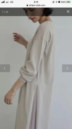 【３時 様 専用】美品【送料無料】新品未使用♬︎タグ付き¨̮♡スリットありベルト付