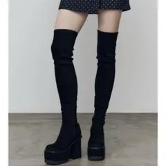 EMODA エモダ スクエアフィットロングブーツ