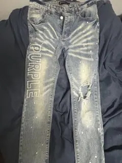 mnml デニムスキニー 28 amiri ksubi purple brand guapi スリム