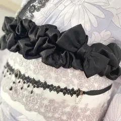 成人式振袖　フリル帯揚げリボン帯締め帯紐レース卒業式袴　浴衣着物　帯飾り　七五三