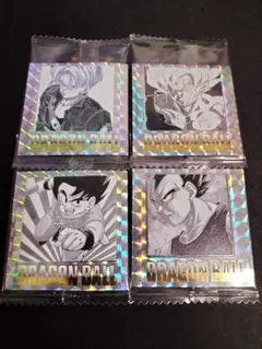 ドラゴンボール40周年記念 オリジナルイラストレーション シール 4枚セット