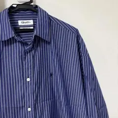 【未使用】GYMPHLEX　ストライプシャツワンピース