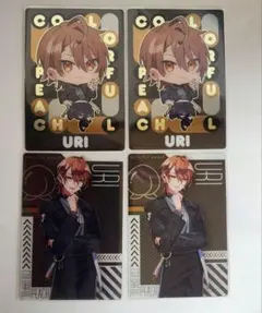 カラフルピーチ　うりさん　ウェハース2カードセット