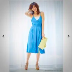 新品タグ付 セシルマクビー デニムガウチョサロペット M